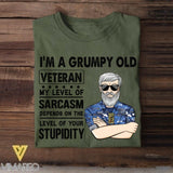 Personalized Australian Veterans's/Soldier Tshirt Printed 22JUY-HC20