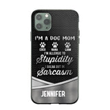 Personalized I'm A Dog Mom Phone Case Printed NQHC2507