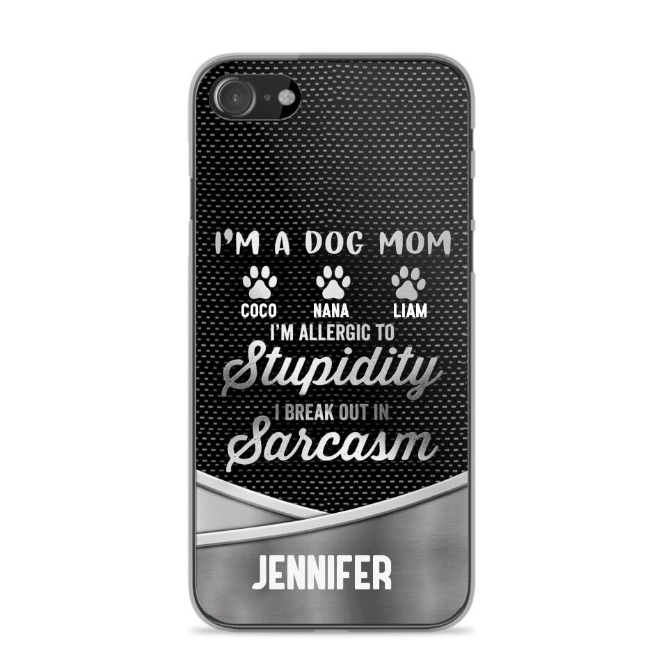 Personalized I'm A Dog Mom Phone Case Printed NQHC2507