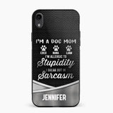 Personalized I'm A Dog Mom Phone Case Printed NQHC2507