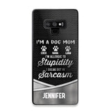 Personalized I'm A Dog Mom Phone Case Printed NQHC2507