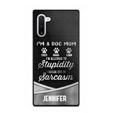 Personalized I'm A Dog Mom Phone Case Printed NQHC2507