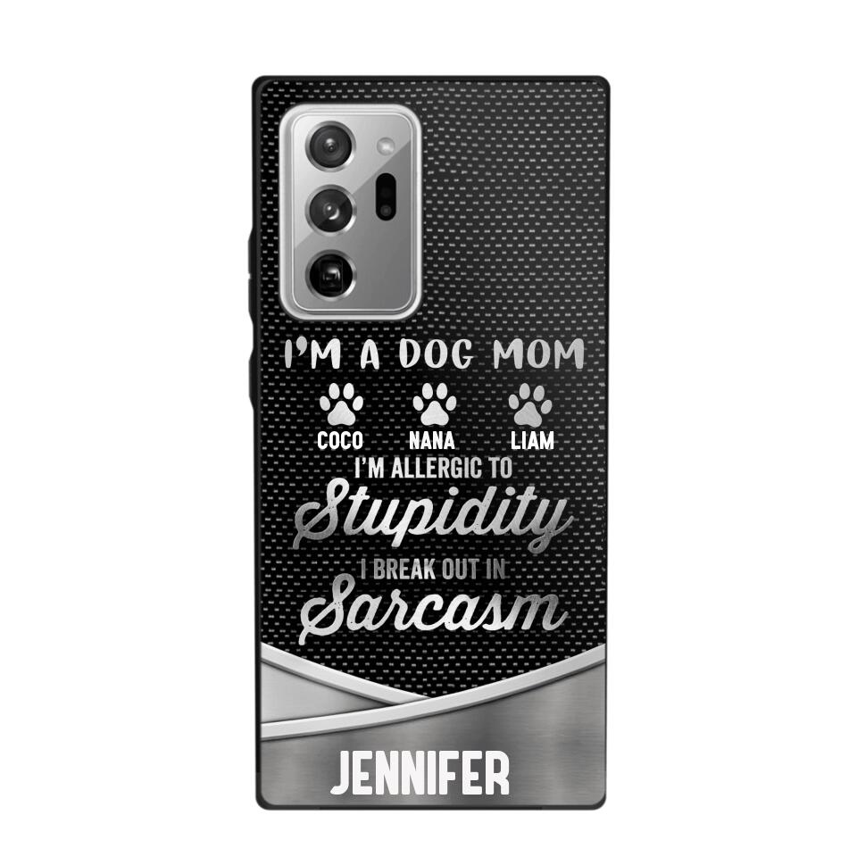 Personalized I'm A Dog Mom Phone Case Printed NQHC2507