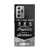 Personalized I'm A Dog Mom Phone Case Printed NQHC2507