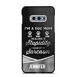 Personalized I'm A Dog Mom Phone Case Printed NQHC2507