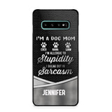 Personalized I'm A Dog Mom Phone Case Printed NQHC2507