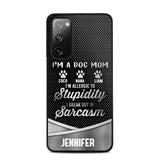 Personalized I'm A Dog Mom Phone Case Printed NQHC2507