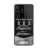Personalized I'm A Dog Mom Phone Case Printed NQHC2507