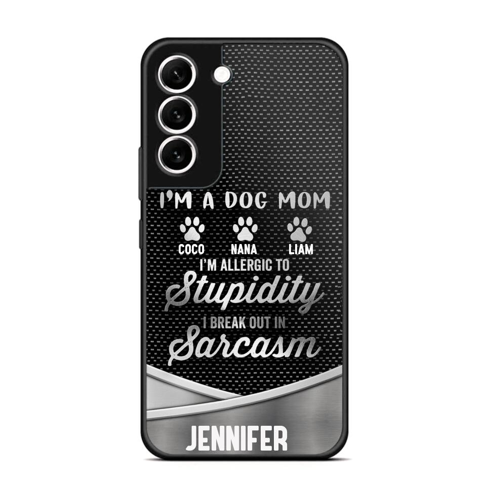 Personalized I'm A Dog Mom Phone Case Printed NQHC2507