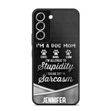 Personalized I'm A Dog Mom Phone Case Printed NQHC2507