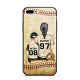 Personalized Baseball Mom & Kid Phone Case Printed 22JUY-HY26