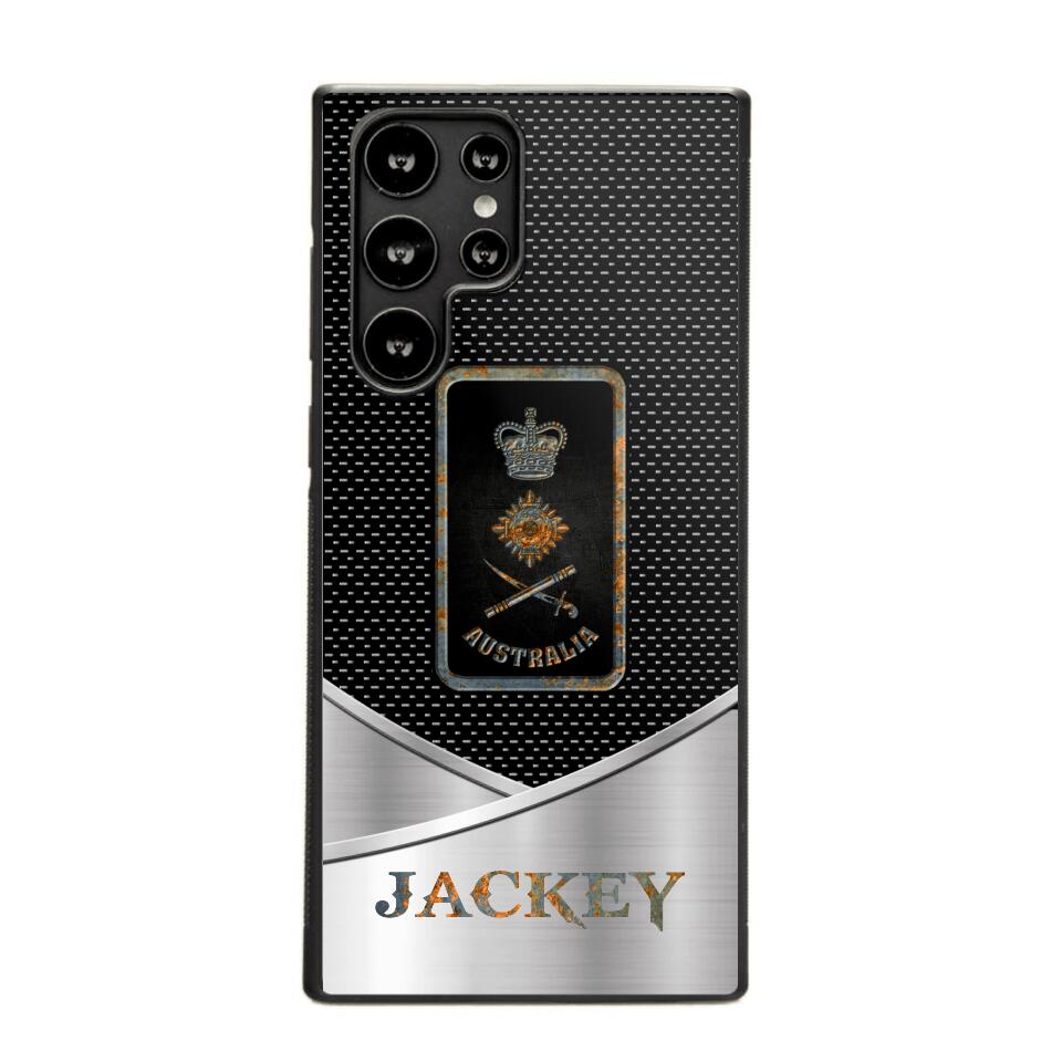 Personalized Australian Veteran/ Solider Phonecase QTDT0208