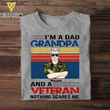 Personalized I'm A Dad Grandpa And A Swedish Veteran Tshirt Printed 22AUG-HY09