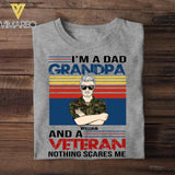Personalized I'm A Dad Grandpa And A Swiss Veteran Tshirt Printed 22AUG-HY09
