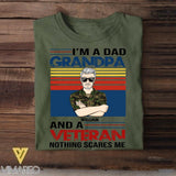 Personalized I'm A Dad Grandpa And A Swiss Veteran Tshirt Printed 22AUG-HY09