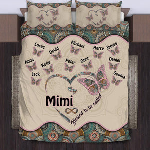 Personalized Blessed To Be Called Mimi Kid Bedding Set Printed 22AUG-HQ18