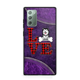 Personalized Love Dog Phonecase 3D Printed NQVQ2408