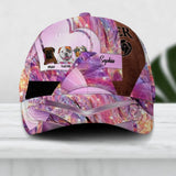 Personalized Dog Mom Colorful Sparkling 3D Cap Printed 22AUG-DT26