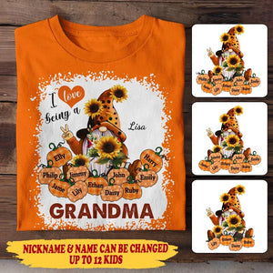 Personalized I love being Grandma Tshirt Printed QTMA2708
