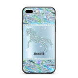 Personalized Horse Lover Custom Sparkling Phone Case Printed NQMA2908