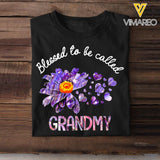 Personalized Blessed To Be Call Color Tshirt Printed QTVQ3008