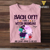 Personalized I have a witch grandma Halloween Kid Tshirt Printed QTDT3008