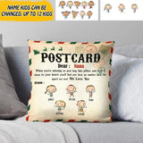Personalized Postcard Dear Grandma Nana We Love Your From Kid Name Pillow Printed QTVQ0709