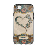 Personalized Dog Mom Heart Phone Case Printed NQDT0909
