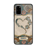 Personalized Dog Mom Heart Phone Case Printed NQDT0909