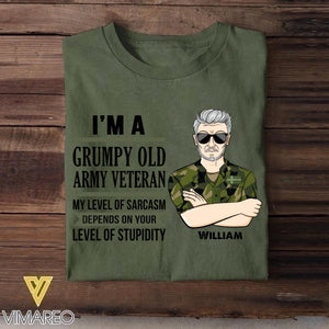 Personalized Swedish Veteran/Soldier Tshirt Printed 22SEP-HY13
