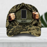 Personalized Finland Veteran/ Solider Camo Rank Hand Peaked Cap 3D Printed QTDT2409