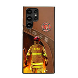 Personalized US Firefighter Phone Case Printed 22SEP-DT29