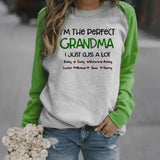 Personalized I'm The Perfect Grandma I Just Cus A Lot Kid Name Sweatshirt Prined QTDT1310