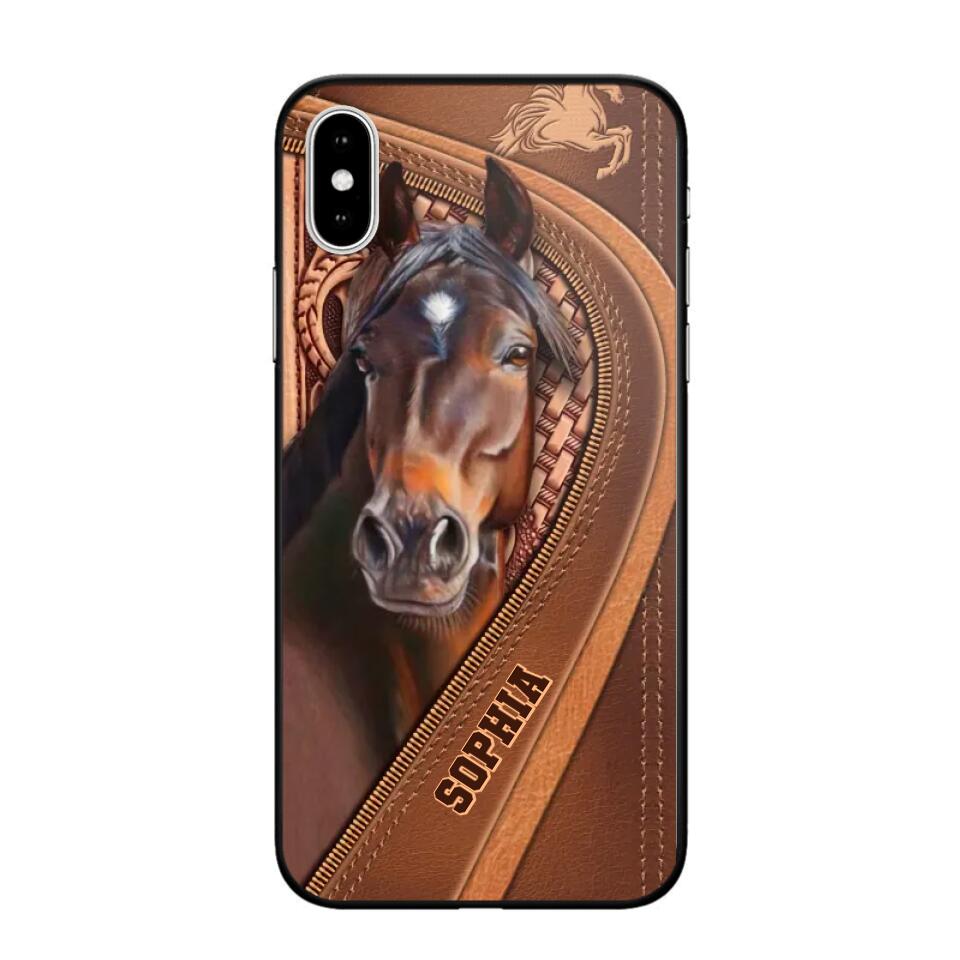 Personalized Horse Lover Phone Case Printed 22OCT-HQ19