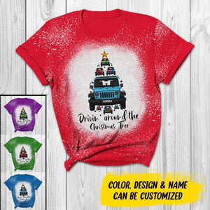 Personalized Jeep Girl Christmas Tshirt 3D Printed QTDT1910
