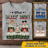 Personalized Offical Sleep Shirt Grandma With Kid Christmas Tshirt Printed 22OCT-DT27
