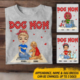 Personalized Dog Mom Tshirt Printed 22OCT-DT31
