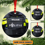 Personalized Police Uniform Acrylic/Plastic Ornament Printed 22NOV-HY03