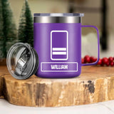 Personalized Swiss Veteran Laser Handle Cup Printed 22NOV-DT03