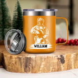 Personalized Canadian Veteran/Soldier Laser Handle Cup Printed 22NOV-HQ07