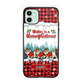 Personalized Walkin' In A Winter Wonderland Meowy Catmas Cat Lovers Caro Snow 3D Printed Phonecase 22NOV-DT04