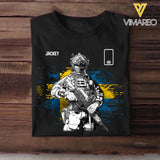 Personalized Sweden Solider/ Veteran Rank Flag Tshirt Printed 22NOV-DT14