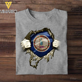 Personalized Virginia State Tshirt Printed QTDT3011
