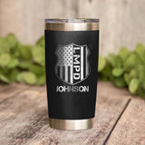 Personalized Los Angels  Police With Name laser Tumbler Printed QTDT1212