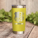 Personalized Los Angels  Police With Name laser Tumbler Printed QTDT1212
