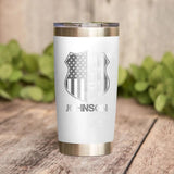 Personalized Chicago Police With Name Laser Tumbler Printed QTDT1212