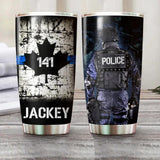 Personalized Canadian Police with Name Laser Tumbler Printed QTHQ1212
