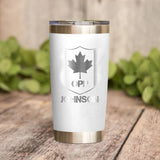 Personalized Canadian Police With Name And Department Tumbler Printed QTDT1212