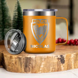 Personalized French Police With Name Laser Handle Cup Printed QTDT1312