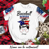 Personalized Baseball Mama 3D Printed Tshirt PNDT1312